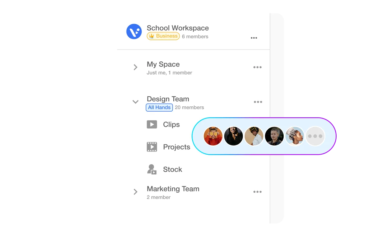 Teachers using Visla Workspaces for education to collaborate on lesson videos and classroom resources remotely or on campus